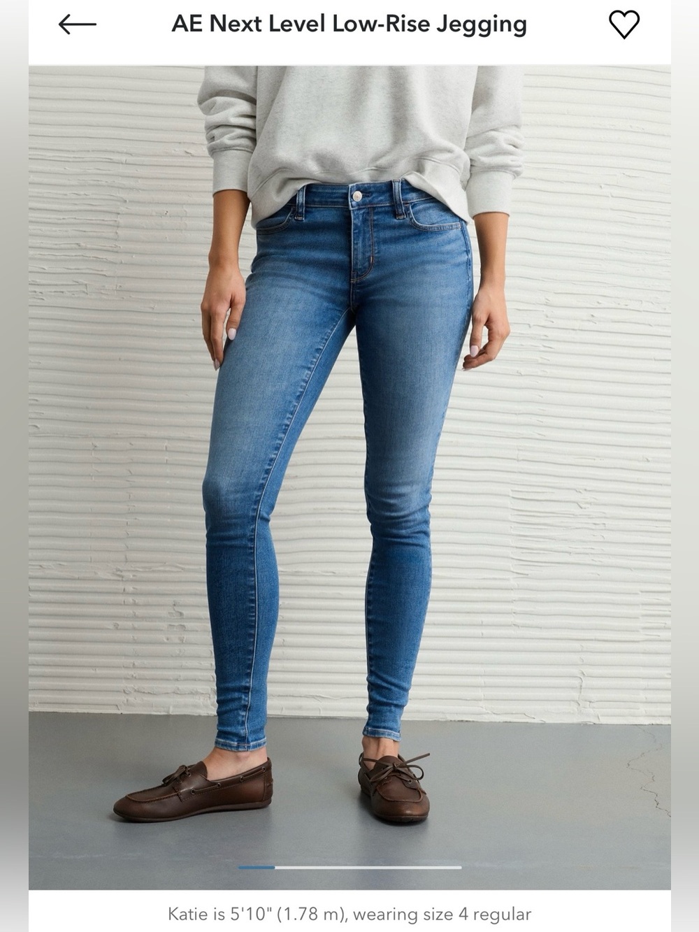 American Eagle Outfitters Low Rise Jegging Skinny Jeans